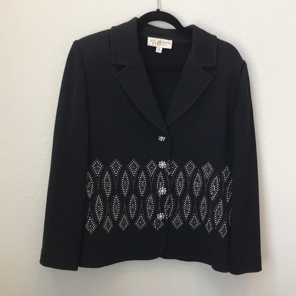 St. John Sweaters - St John knit studded dress top St. John Sweaters - St John knit studded dress top